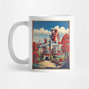 Alton Towers Resort Staffordshire United Kingdom Vintage Travel Tourism Poster Art Mug